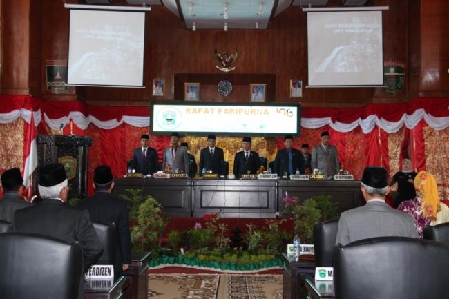  Rapat Paripurna Istimewa Pemerintah Daerah dan DPRD Kabupaten Solok